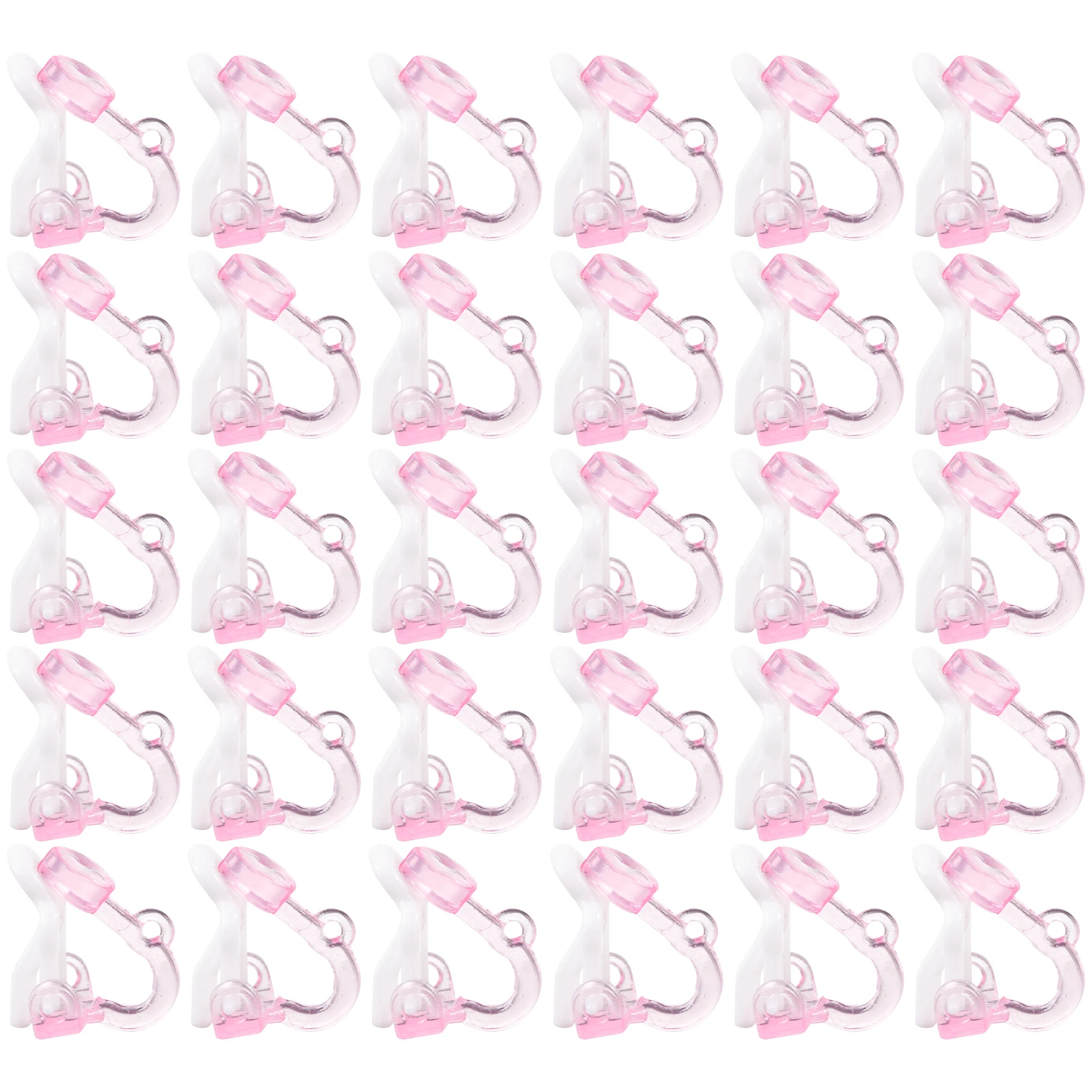 

100 Pcs Clips Supplies Tools Parts Earring Supplies Accessories Clip Base Earring Findings Handmade Crafts