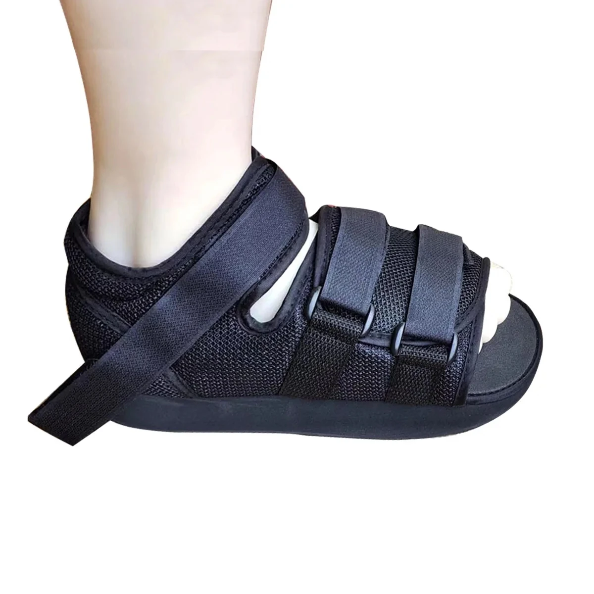 

1 шт., послеоперационная обувь, легкие ортопедические прогулочные бандажи для стопы для сломанного носка, травм или хирургии, не весовая медицинская обувь