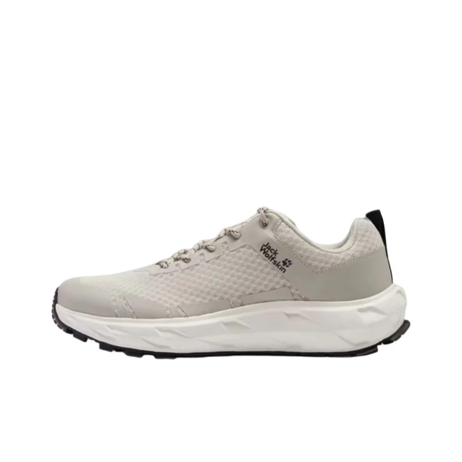 JACK WOLFSKIN HIKE VENTURA Mountaineering & Hiking Shoes Men's Low Top Dust Gray 6260 Pure Black 6502 A64206