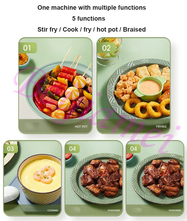 Automatische kookmachine Thuis Elektrisch Intelligente robot Koken Frituren Gebakken rijstpot Multifunctioneel