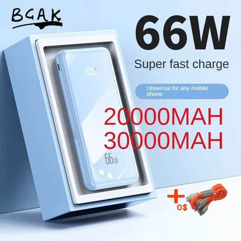 

Wholesale Of 30000 Milliampere Marge Capacity Built-in Power Bank Fast Charging Mobile Power Supply Gifts