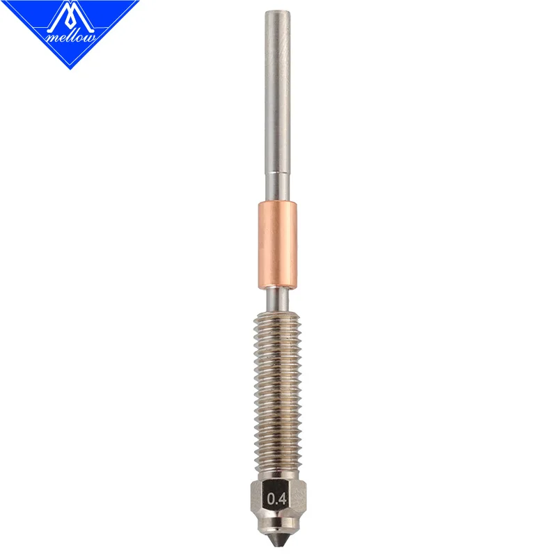 Mellow DLC K1C HC Nozzle High Flow Bimetallic Durability Copper&Hardened Steel  Upgraded  For Creality K1 Max/K1C/Ender-3