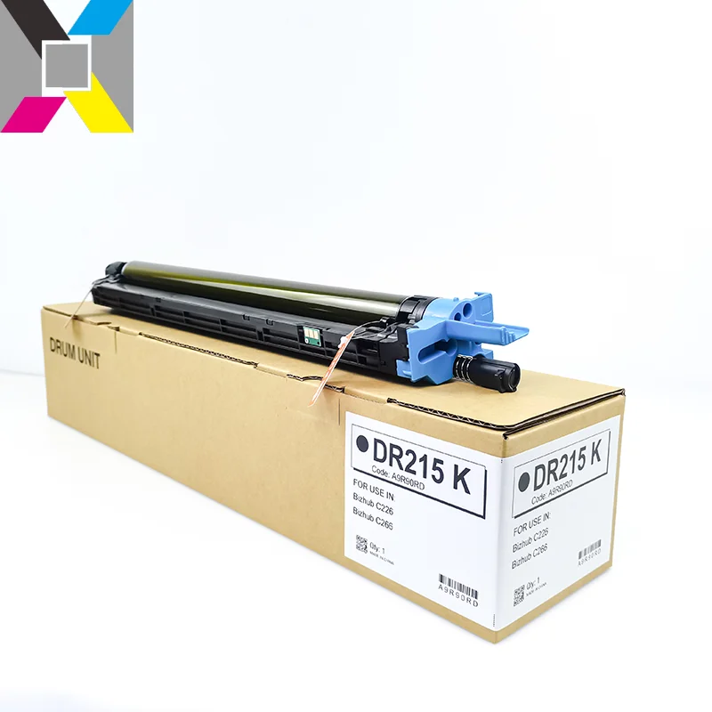 

1 шт. барабанный блок DR214K DR215K качество Mitsubishi для Konica Bizhub C227 287 C226 266 барабанный блок бумажный длительный срок службы