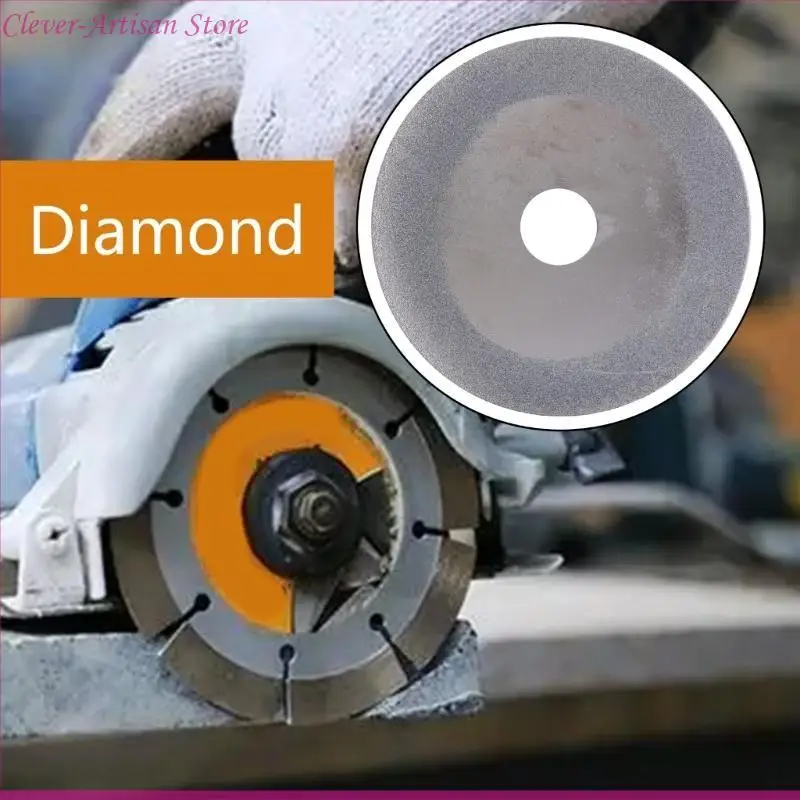 E06B 100 mm 4 "Discos con recubrimiento diamantes Cosa piedra vidrio molinera rueda plana