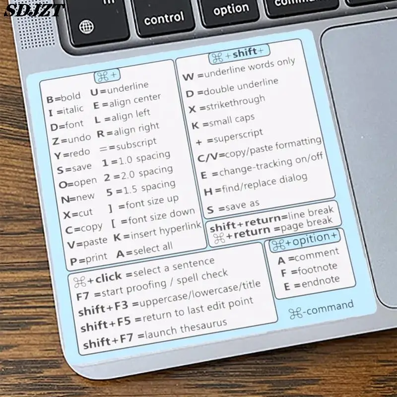 1PCS Windows PC Reference Keyboard Shortcut Sticker Adhesive for PC Laptop Desktop