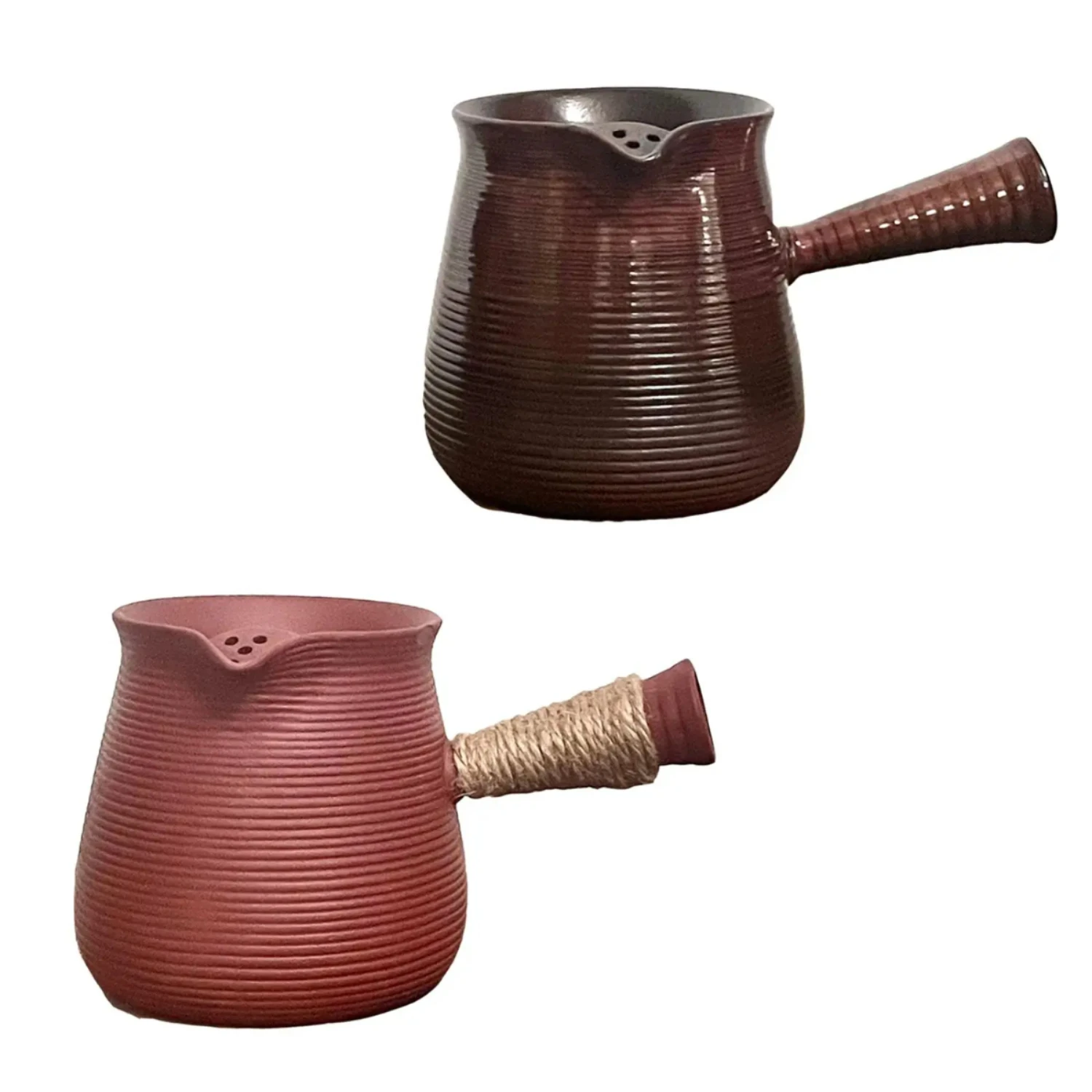 400ml Ceramic Teapot Durable Tea Maker Kettle Tea Infuser Porcelain Tea Pot   Tea House Hiking Restaurant Camping