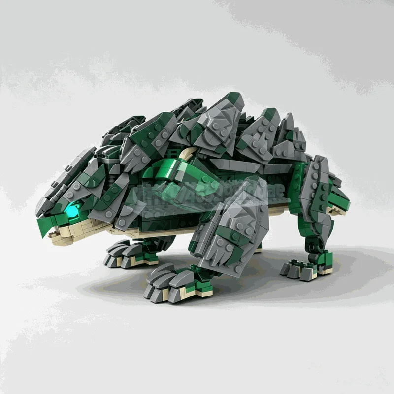 1520PCS Dauntless Skarn Beast MOC Model Custom Puzzle Fantasy Creature Building Blocks DIY Assembly Educational Collectible Toy