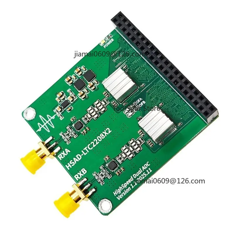 TC2208 Dual Channel 16 Bit High Speed ADC Module Waveform Acquisition Data Acquisition Board for FPGA Development Platform