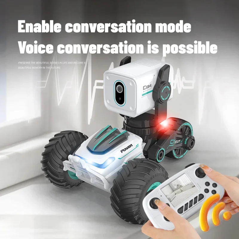 Remote Control Car Photography HD Video Real-time Video Dialogue Smart Off-road Vehicle Children Rc Car Toy Gift