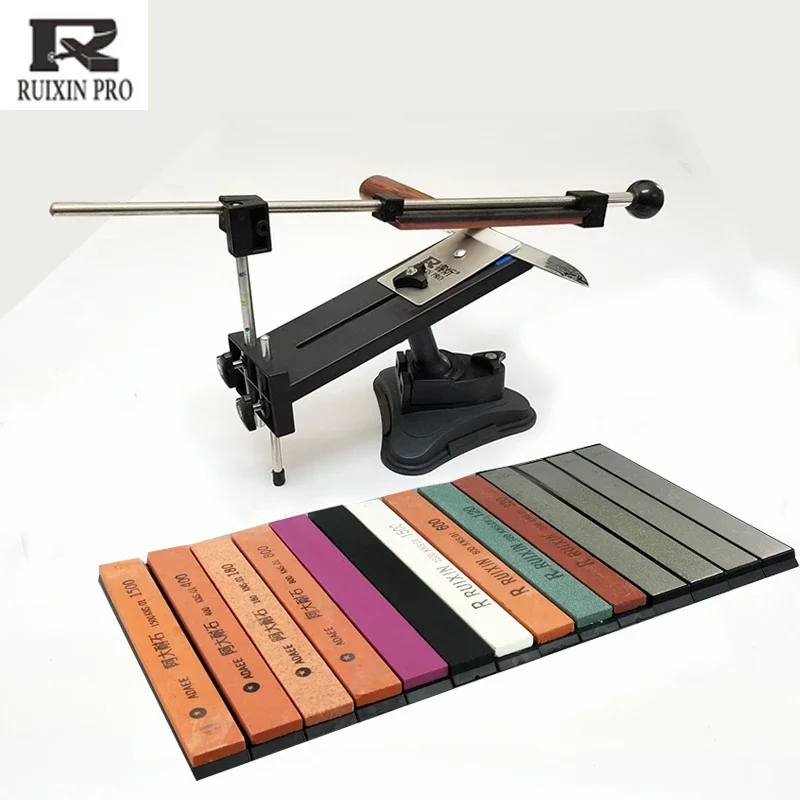 Ruixin Pro II-professional sharpener, kitchen sharpener, fixed angle sharpener, sharpening stone set tool