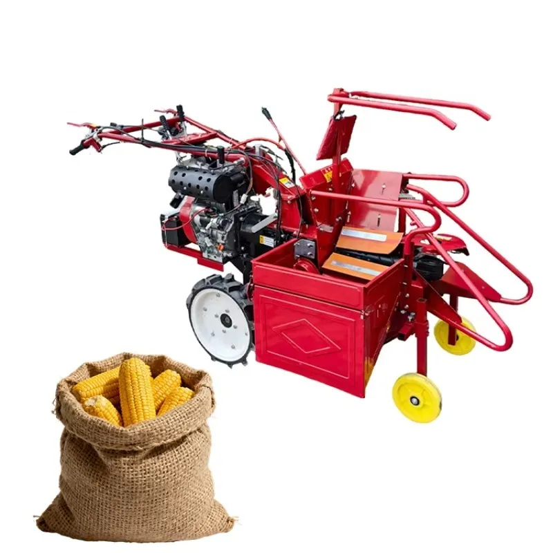 Agricultural Durable Handpushed Corn Harvesting Machine Suitable For Farmland Hilly Plots Easy Mobility Efficient Corn Gathering
