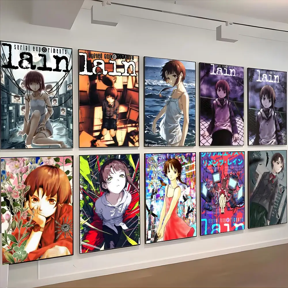 Anime SciFi Serial Experiments Lain Poster Classic Home Interior Artwork & Stylish Room Decoration