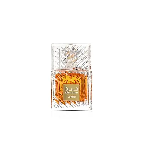 Lattafa Khamrah - Vanille, épicée chaude, ambre, cannelle - Eau De Parfum Parfum longue durée pour unisexe, 3,40 onces / 100 ML