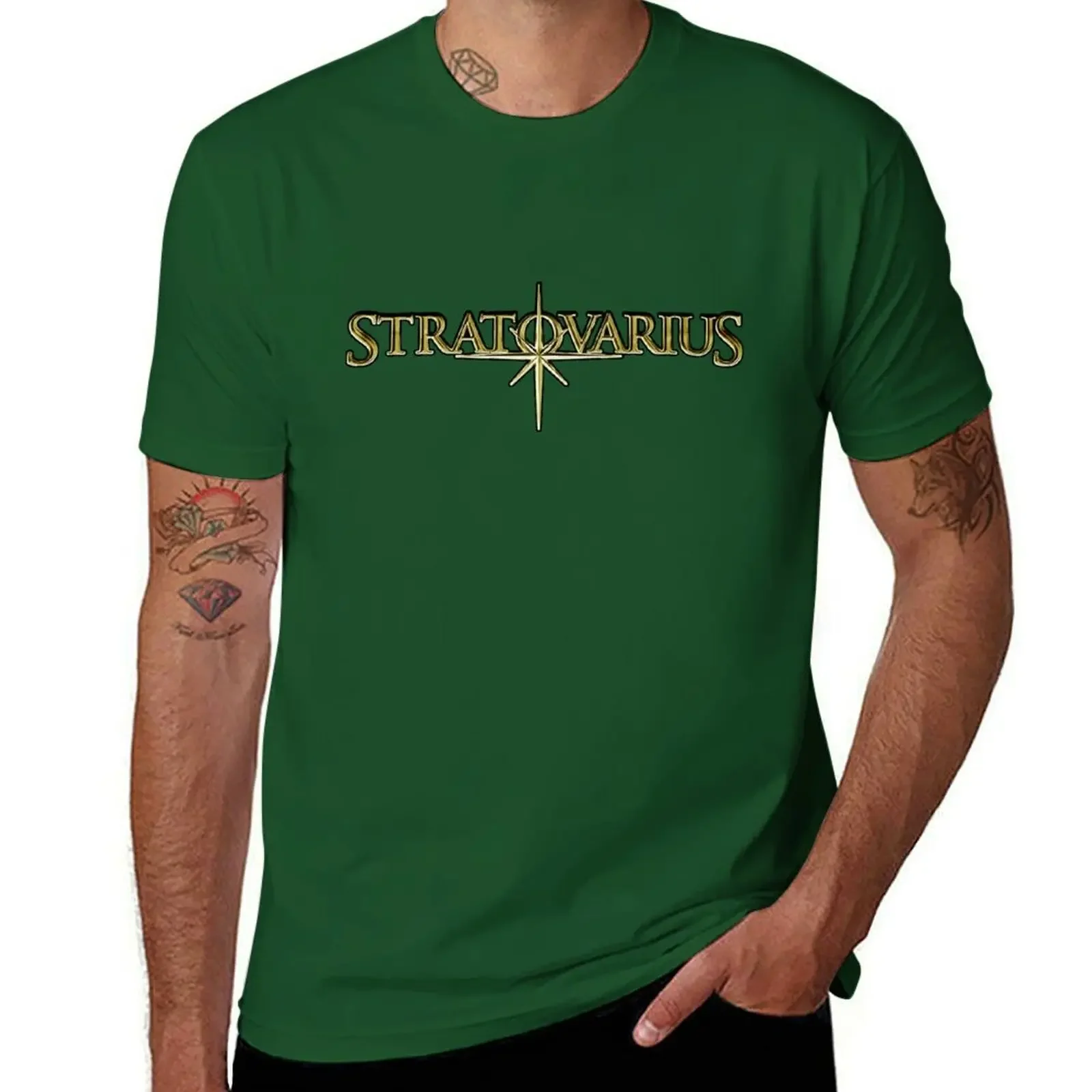 Stratovarius rock band Finnish T-Shirt boys whites plus sizes men t anime clothes new in tops & tees heavyweight Male Cartoon