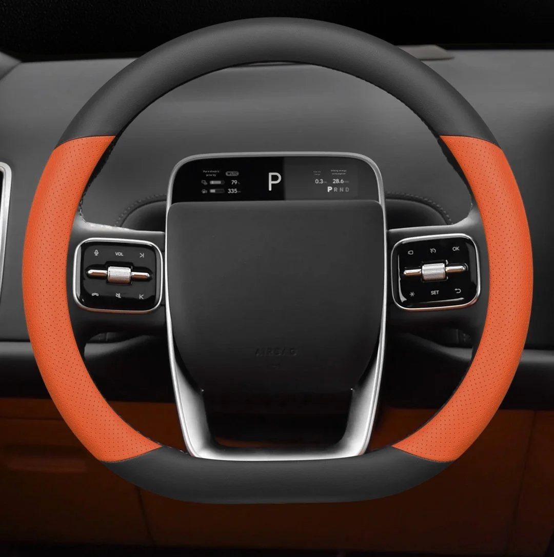 Minimalist Anti Slip Car Steering Wheel Cover for Jeep Compass MK2, Renegade BU, Wrangler JL, Gladiator JT, Wagoneer Series ...