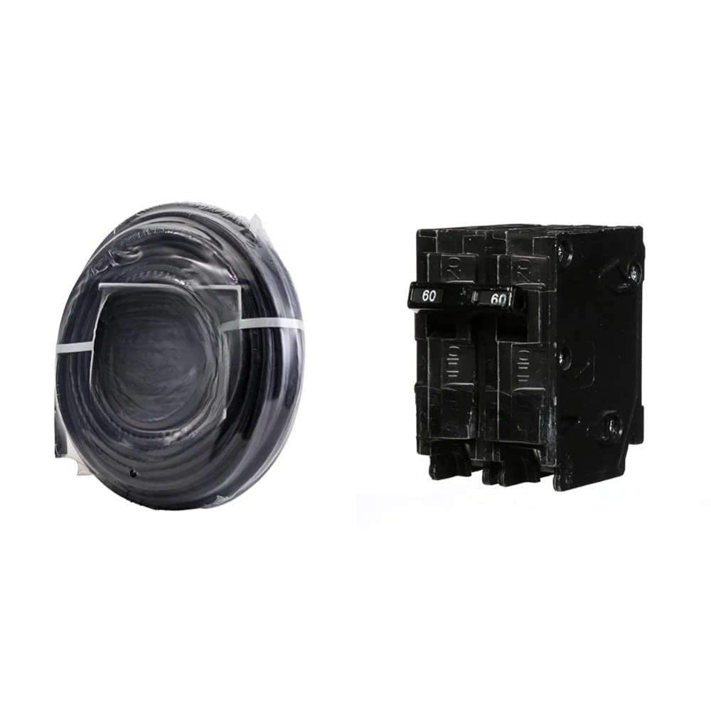 Cable trenzado Romex SIMpull CU NM-B W/G, negro