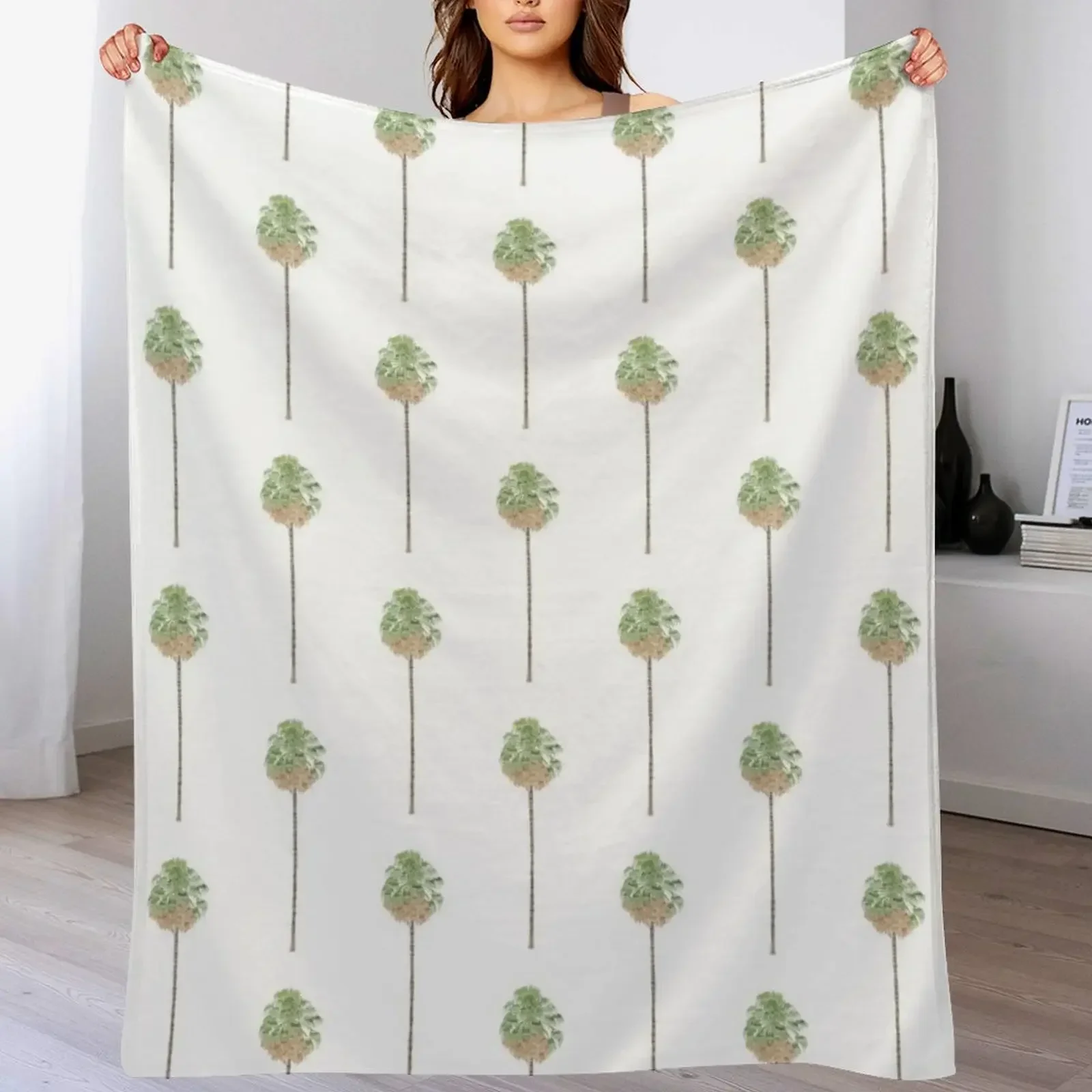 Australian Cabbage tree palm Throw Blanket Giant Sofa Comforter Blankets