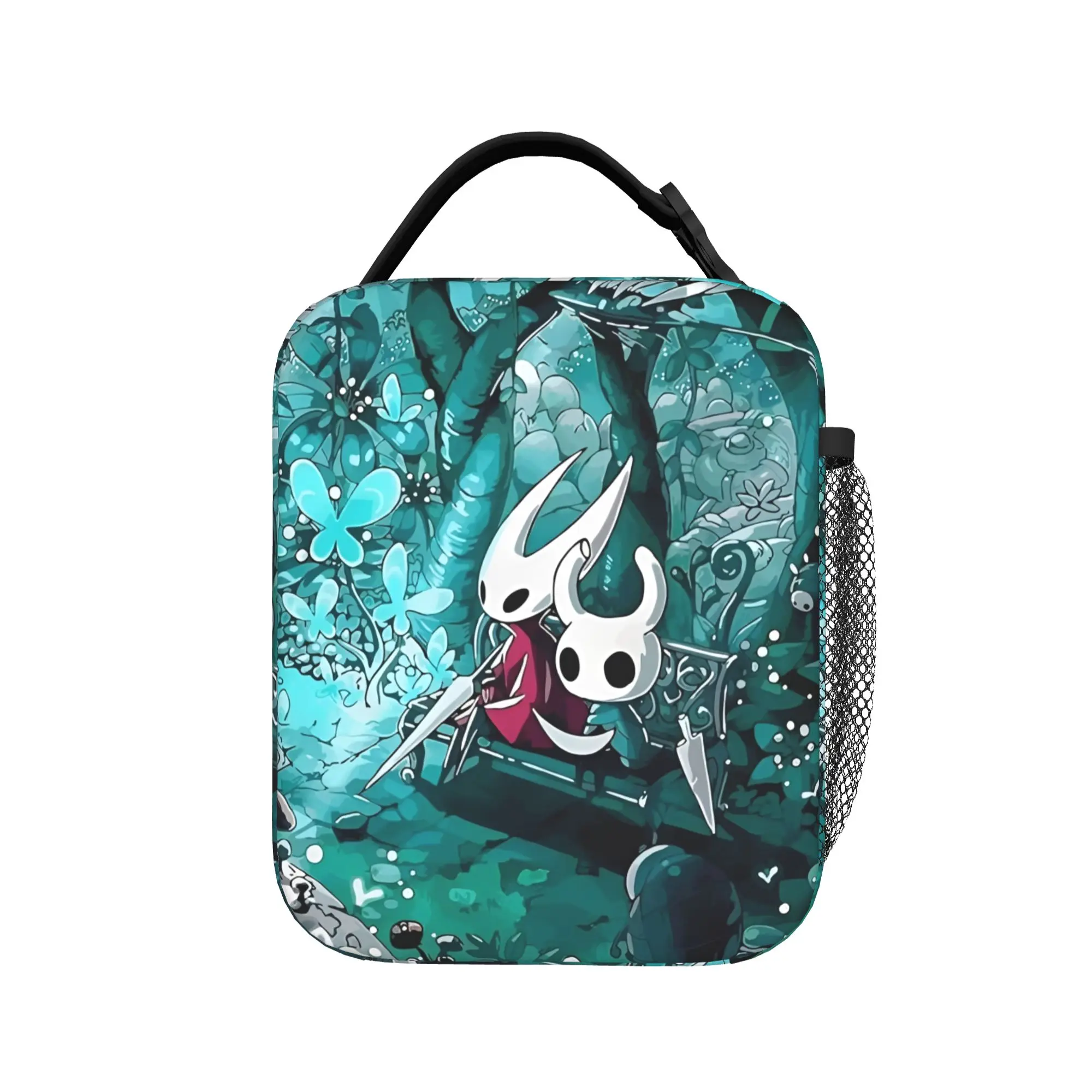 Hollow Knights Cartoon Thermal Insulated Lunch Bag for Picnic  Reusable Bento Box Cooler Thermal Lunch Box
