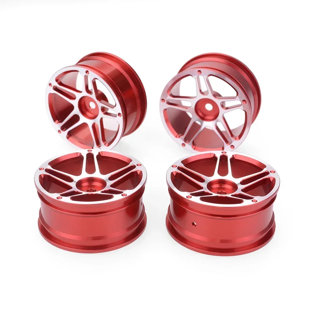 4pcs 1/10 On-Road Drift Car 52MM Aluminum Alloy Metal Wheel Hub 1.9Inch Climb Car Wheel Rim For HSP Tamiya HPI Kyosho Sakura 110