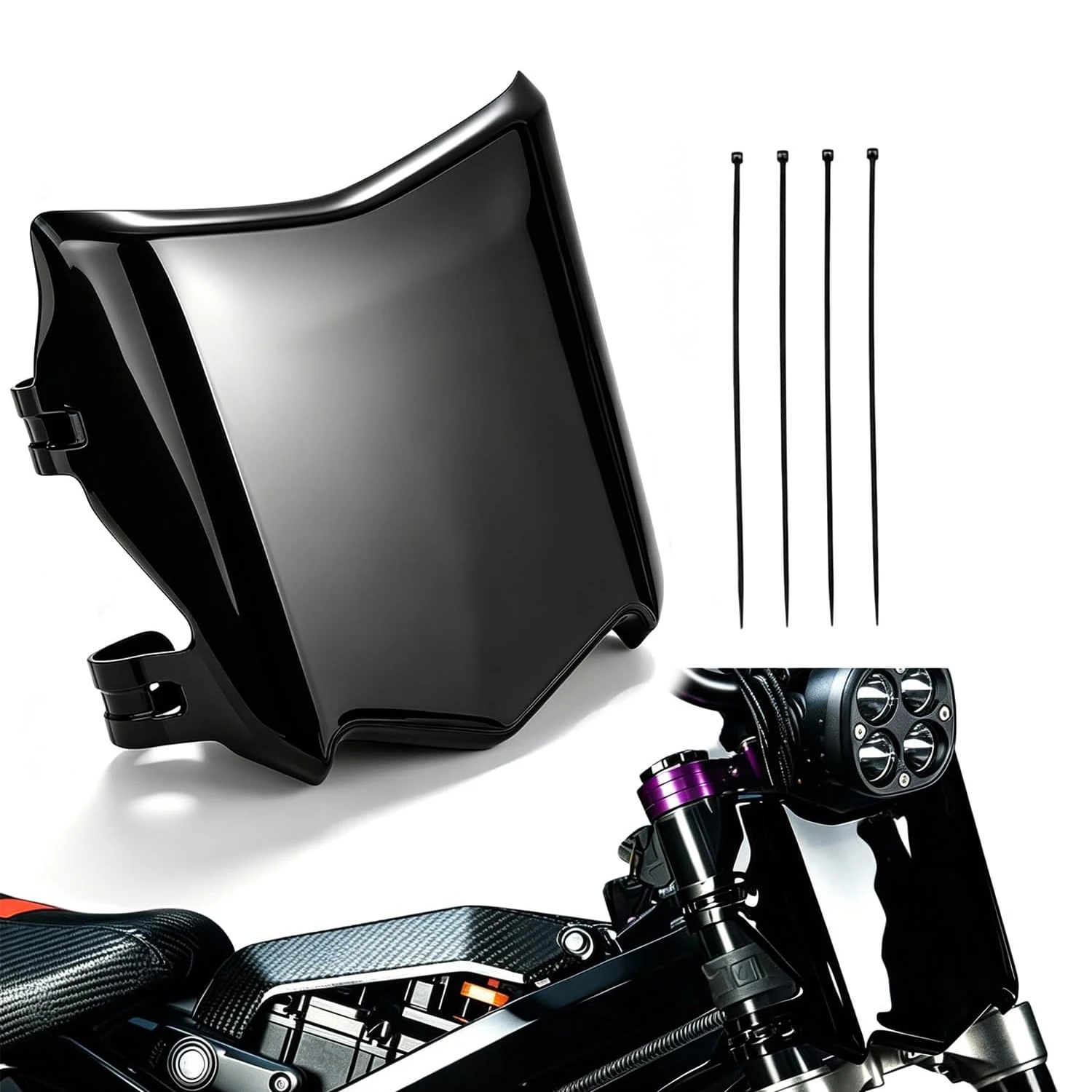 Vorderes Kennzeichen für Surron Talaria E-Ride Pro Q20 Tuttio Soleil 01 Ebox Dragster ETM RTR Dirt E-Bike mit Aufkleber – Detail 9