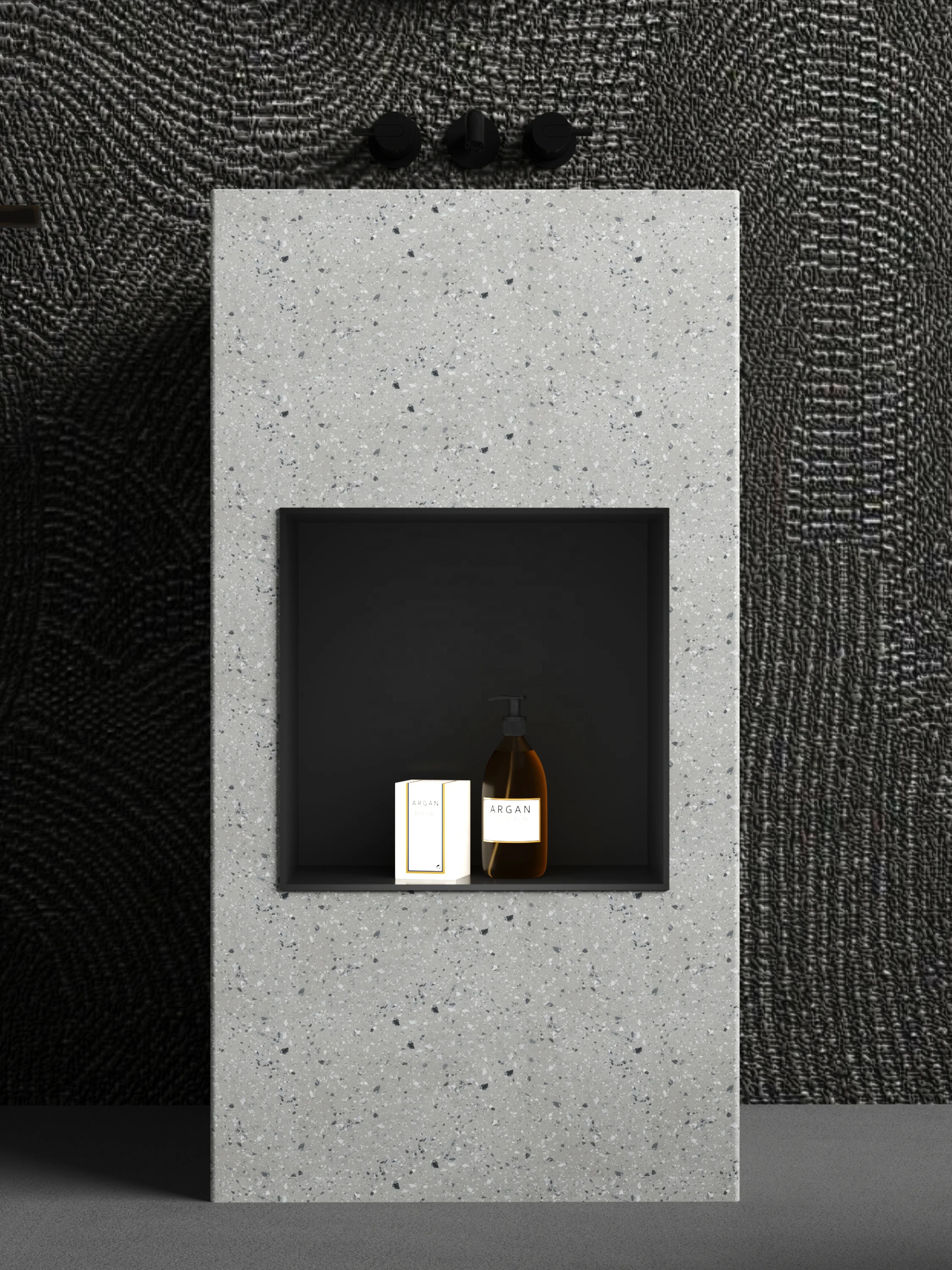 Lavatório do banheiro com plataforma, Pia com armário, pode personalizar, moderno