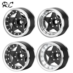 4PCS Aluminum Beadlock Wheels Rim Hub Adjustable  Offset 1.9 Inch for 1/10 RC Crawler Car TRX4 TRX6 SCX10 GEN7 8 D90