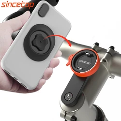 Mountain Bike Phone Holder Handlebar Stem MTB Road Bicycle Aluminum GPS Bracket Ultra-Lock Riding Clip Stand with Quick Mount