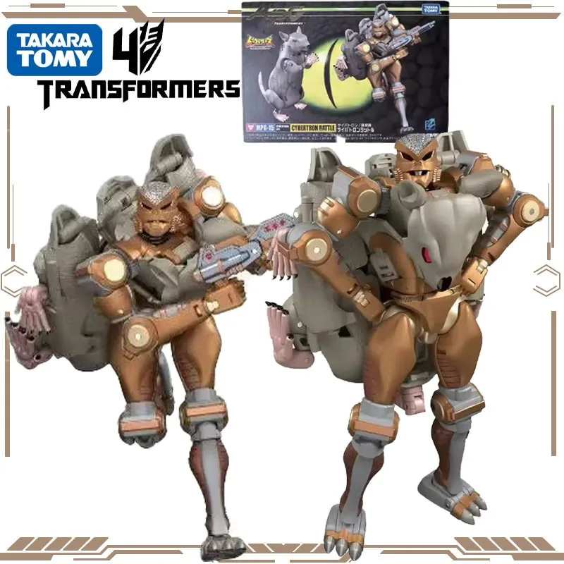 TAKARA Original véritable transformateurs MPG-15 CYBERTRON ratte figurine jouets pour garçons filles cadeau modèle à collectionner ornements