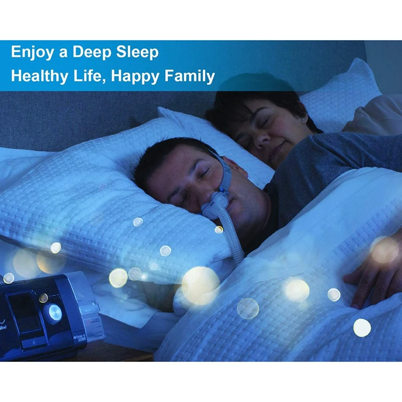 Replacement Headgear Compatible For Resmed Airfit P10 Nasal Pillow CPAP Strap 3 Shoulder Straps And 6 Adjustment Clips