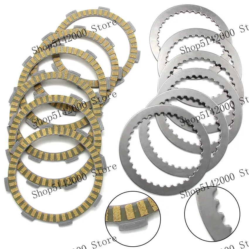 Kupplungsreibungsstahlplatten-Kit für Honda CMX250 Rebel CB250 Nighthawk CD250 VT250 Motor Kupplungsscheibe 22201KBG‑A00 22321KE8‑000 – Detail 5