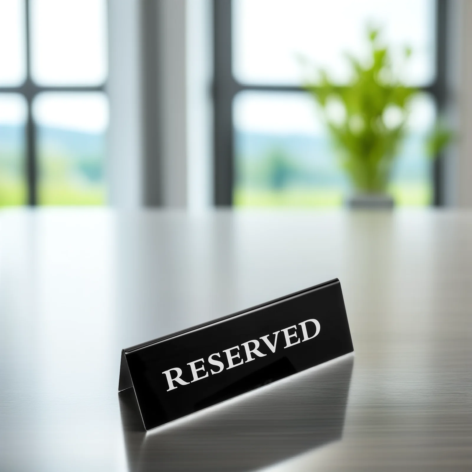 

4Pcs Elegant Table Reservation Cards Premium Acrylic Place Holders for Wedding Seating Management Party Event Decor