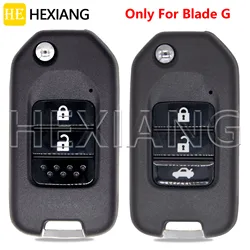 HE 2/3 Button Car Flip Key Shell Case Blade G Type HLIK6-3T Dla Honda Civic Accord City CR-V Jazz HR-V FRV Jade Spirior