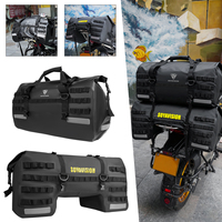 SOYAVISION 50L 70L 80L Motorcycle Waterproof Tail Bag Travel Outdoor Luggage Bag Motorcycle Seat Bag