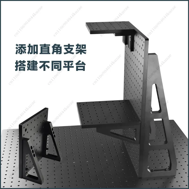 M6 Screw Fixed Right Angle Bracket, Triangular Support for Optical Plate Lab Platform Use