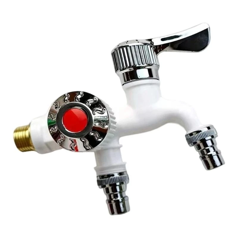L8RC Universal Washing Machine Valves Freeze Defense Plastic Laundry Faucet 130mm
