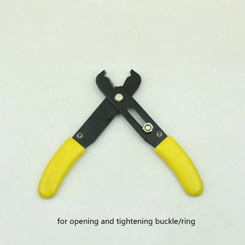 1pc Zipper Buckle Pliers Stainless Steel Clamp Tooth Coded Resin Button Ring Open Slot Pliers Tool DIY Install Modify Accessory