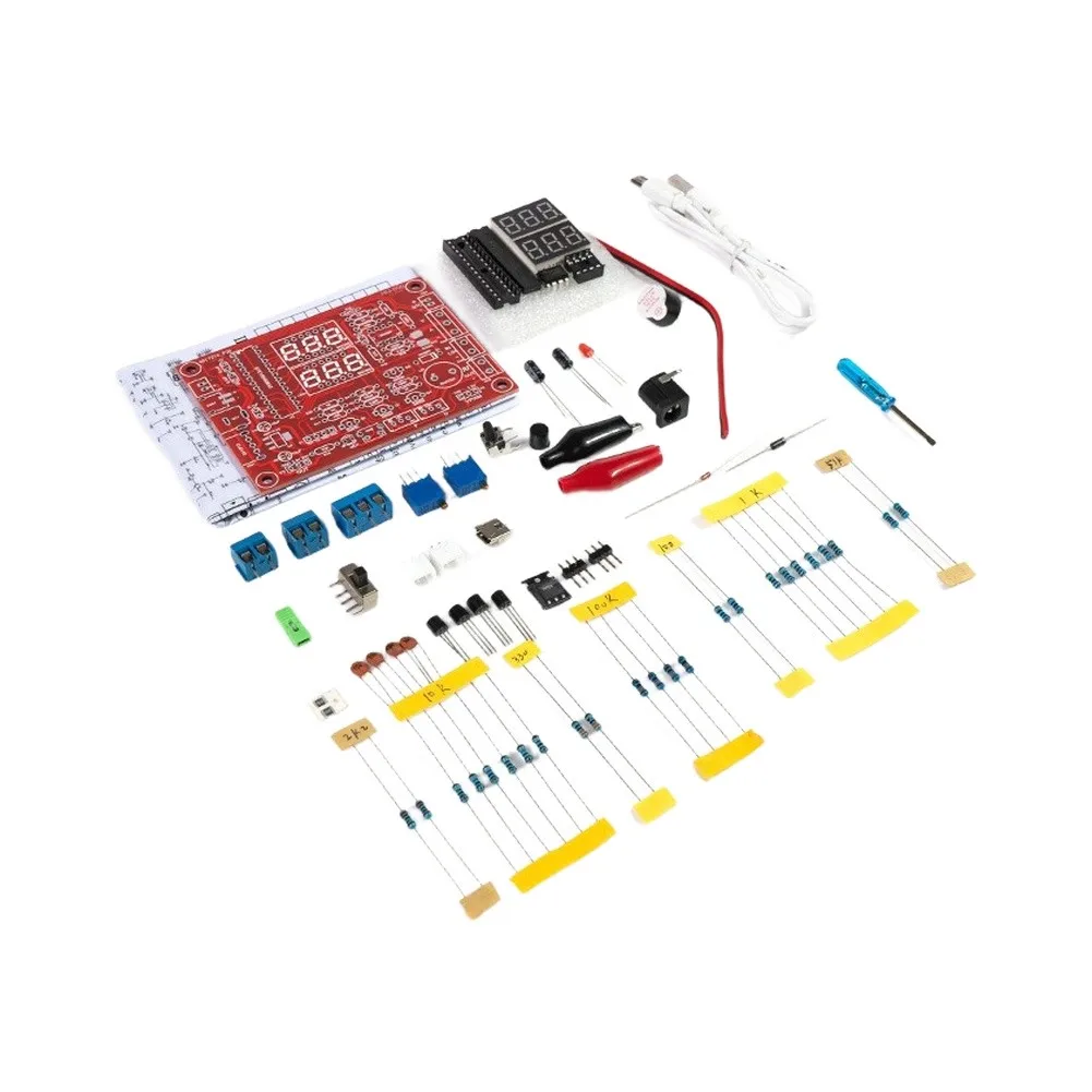 Digital Multimeter Soldering Kit for Hobbyists with Ambient Temperature Measurement and External Sensor Support