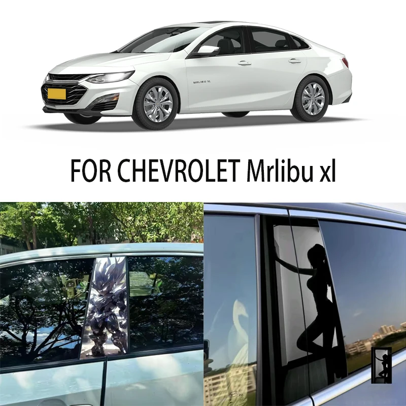 Door Window Decoration Trims Pillar Posts Stickers Auto Styling For CHEVROLET MENLO Car accessories