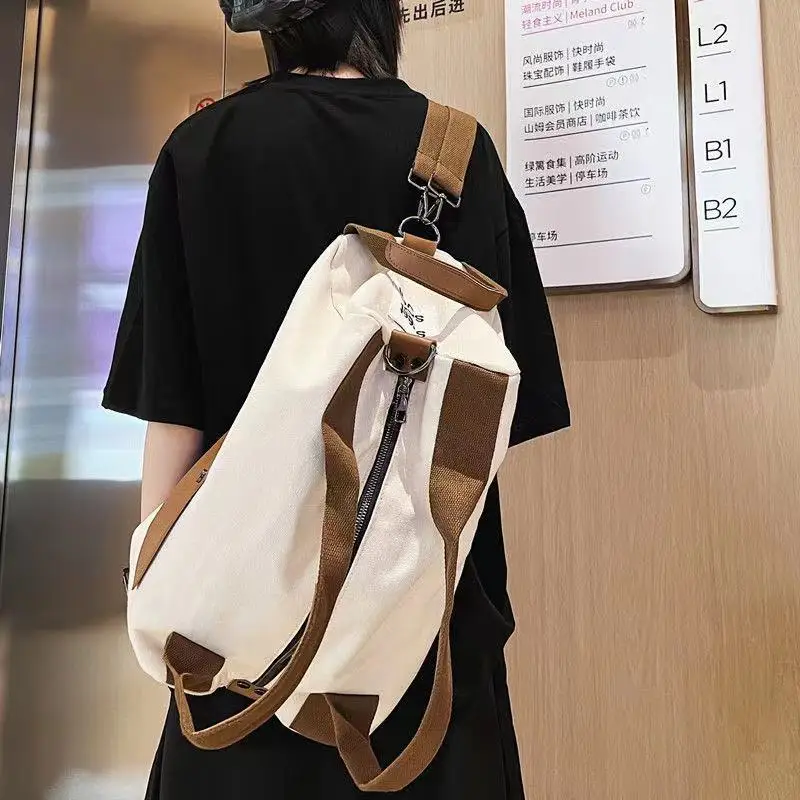 versatile multipurpose travelling bag backpack unisex canvas travel duffel bag Multifunctional bag fashion gym bag