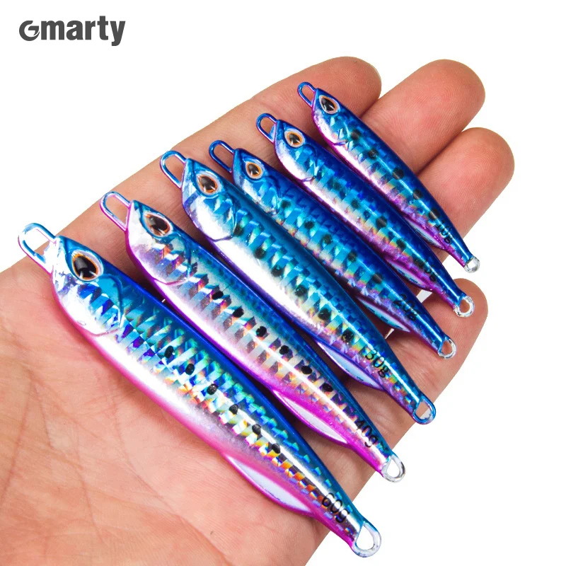 Iron Plate Luya Bait Bare Plate Long-Distance Cast False Bait Sea Fishing Shore Throwing Iron Plate Bait Bare Piece Hard Bait