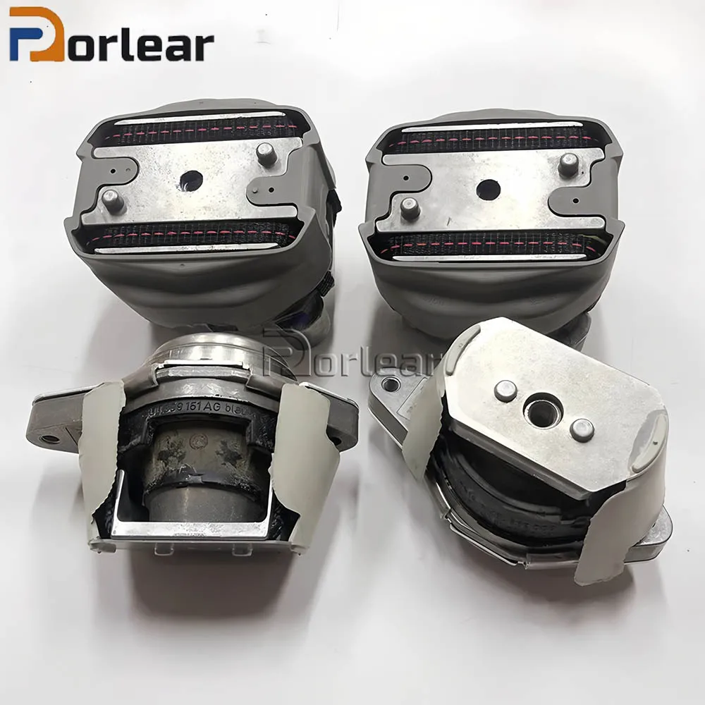 4PCS Engine Gearbox Mount Set For Bentley Continental Flying Spur GT GTC SuperSports Convertible 06-18 3W0199381R 3D0399151AF