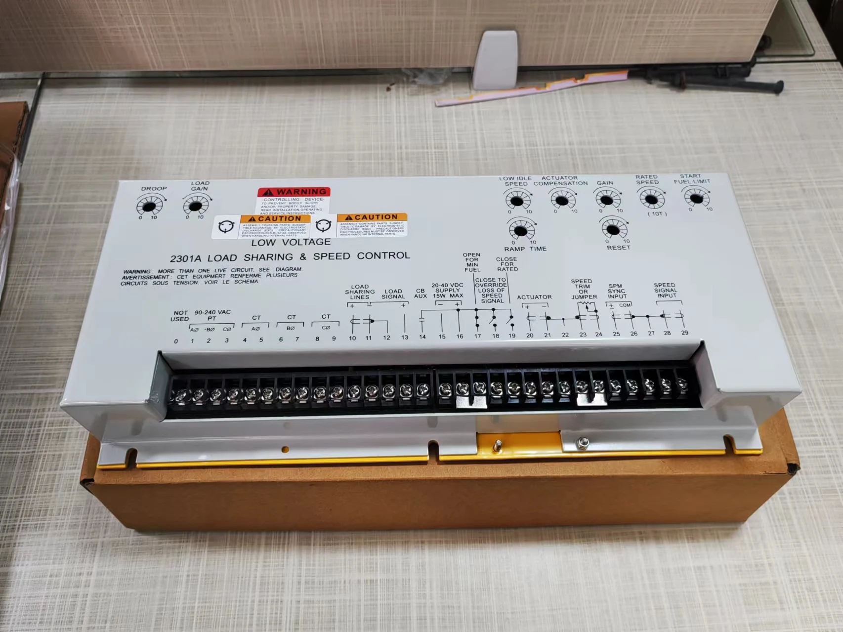

Woodward 2301A 9907-018 Speed Controller Speed Control Module Diesel Generator Spare Parts