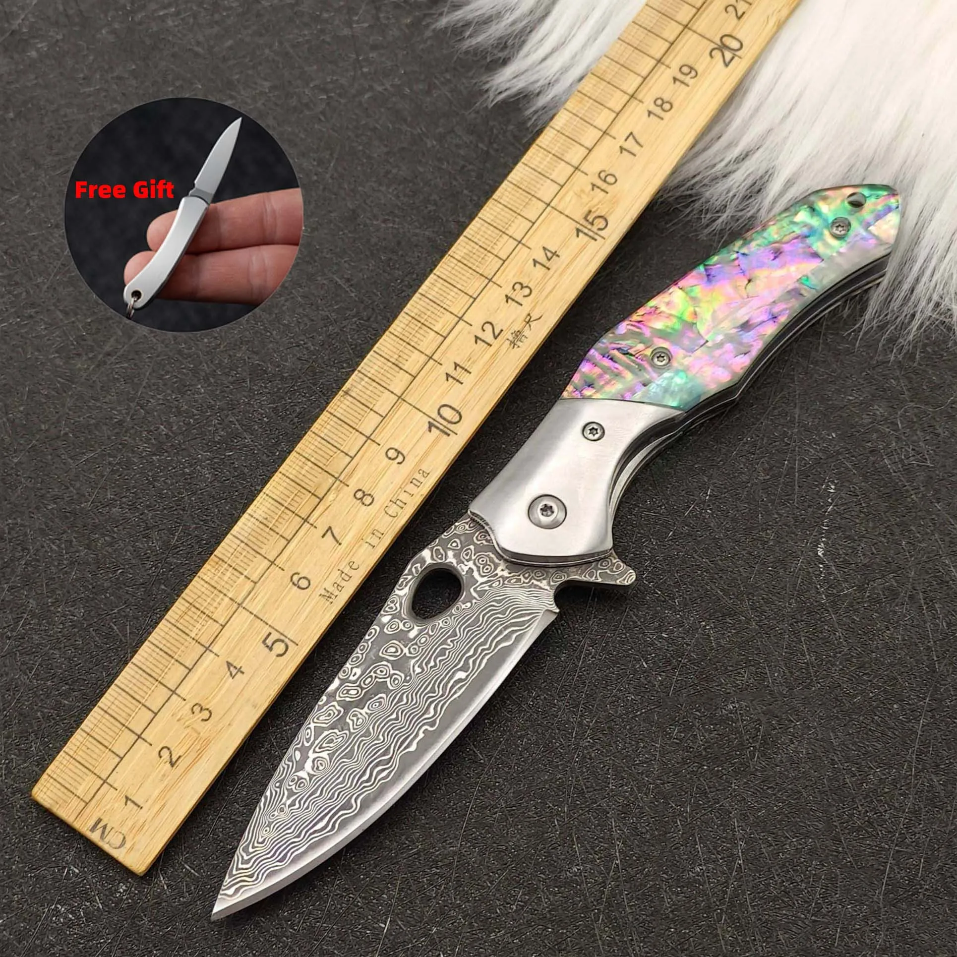 

Нож EDC из дамасской стали VG10, складные ножи, портативные ножи для кемпинга, ножи ручной работы высокой твердости, ручка из смолы