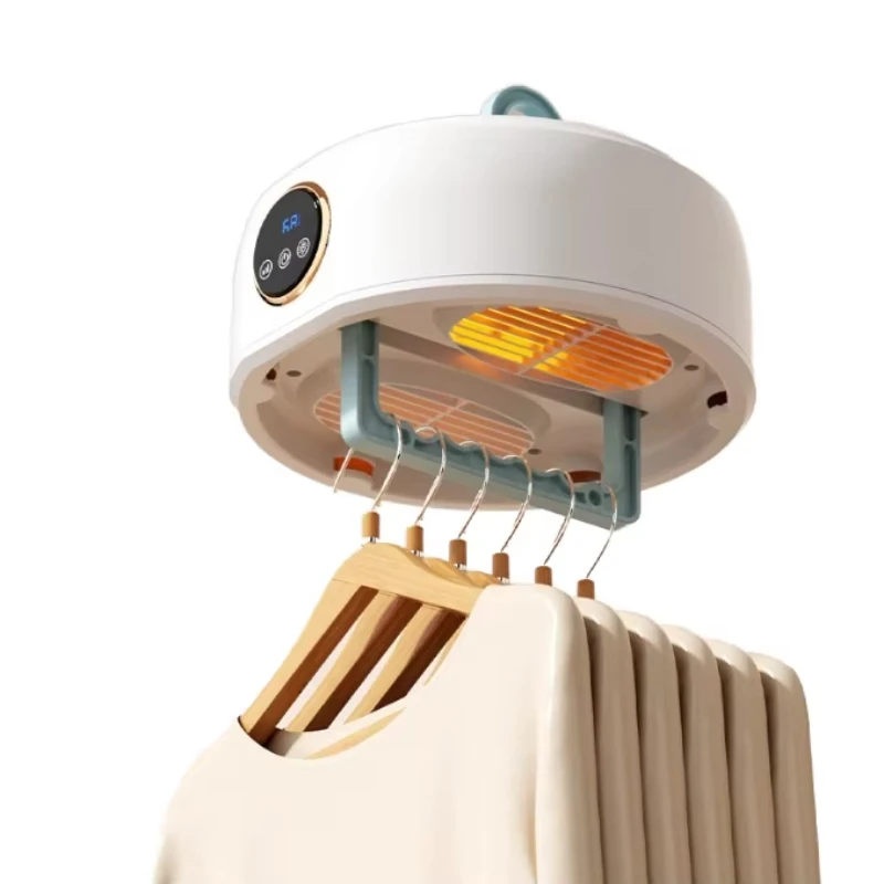 

Portable Foldable Indoor Electric Dryer with Heater Cabinet Includes Hanging Hanger and Cleaning Function