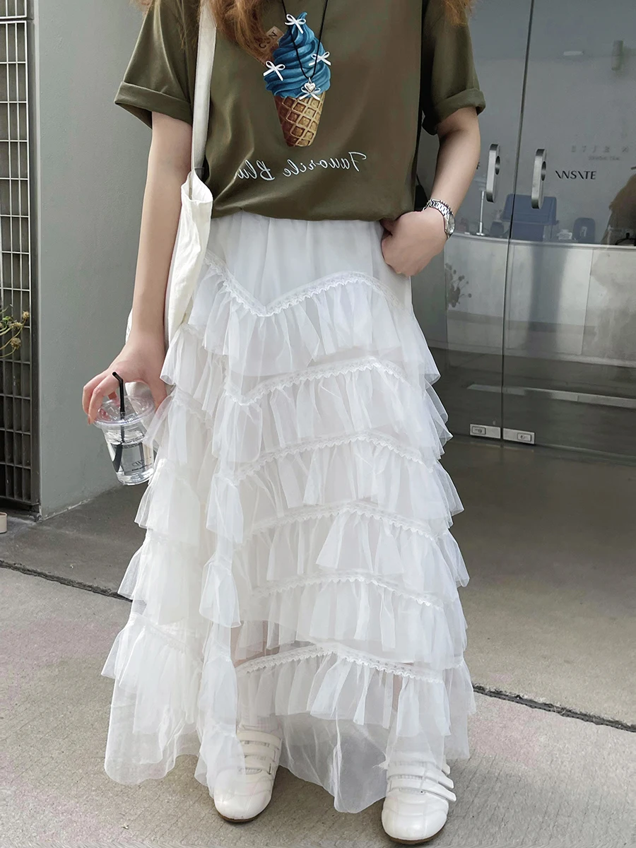 

Юбка Ele A-Line Me f, женская весна-лето 2022, новинка Sle Age-Defng Design Sensation, маленькая футболка Ence Fairy