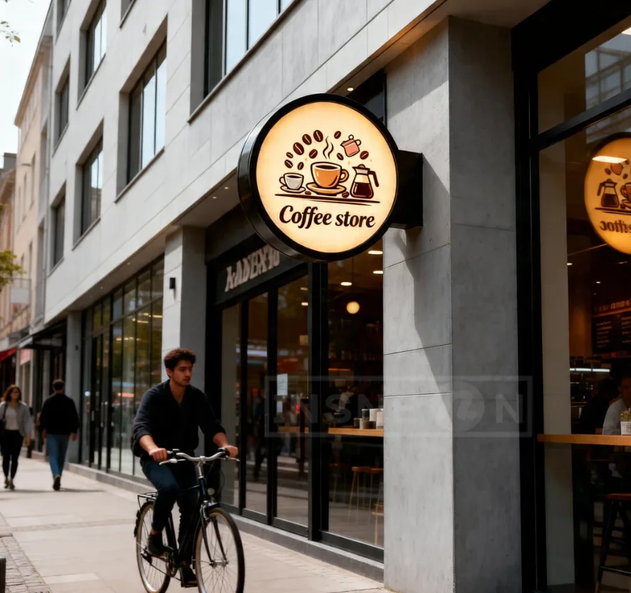 Double-Sided Outdoor Business  - Coffee Equipment And Supplies recension och pris