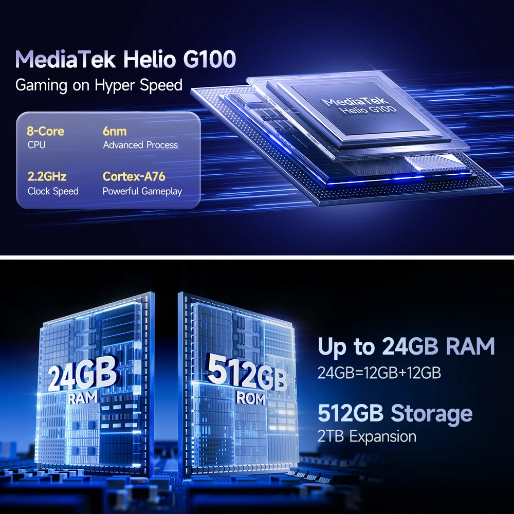 【2025 New】Ulefone Armor 30 Rugged Phone Smartphone Android 15 24GB+512GB 12800mAh Night Camera NFC Loud Speaker Versatile LED