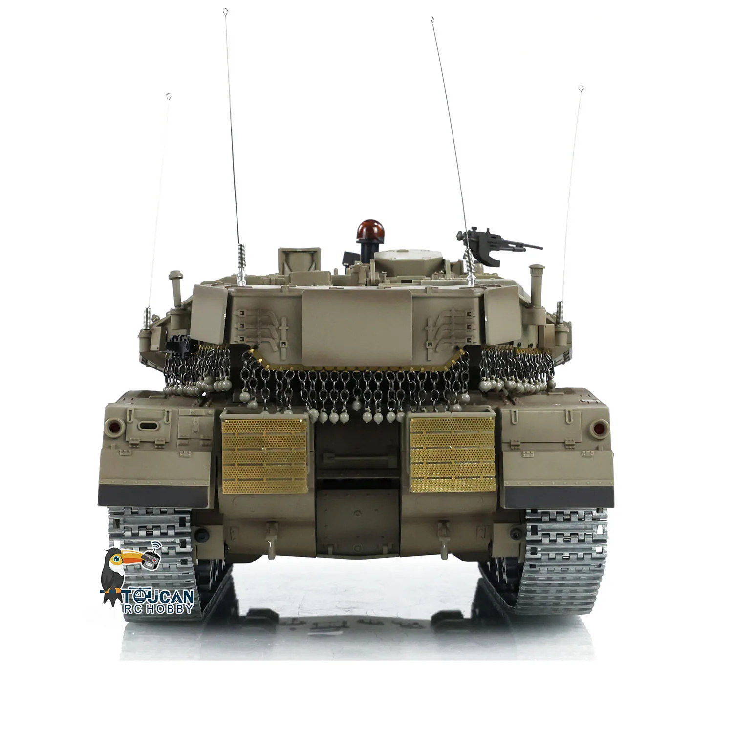 Heng Long RC Tank 1/16 IDF Merkava MK IV Open Fire Smoking 360° Turret Rotary Battery Remote Control Model Toy TH22649