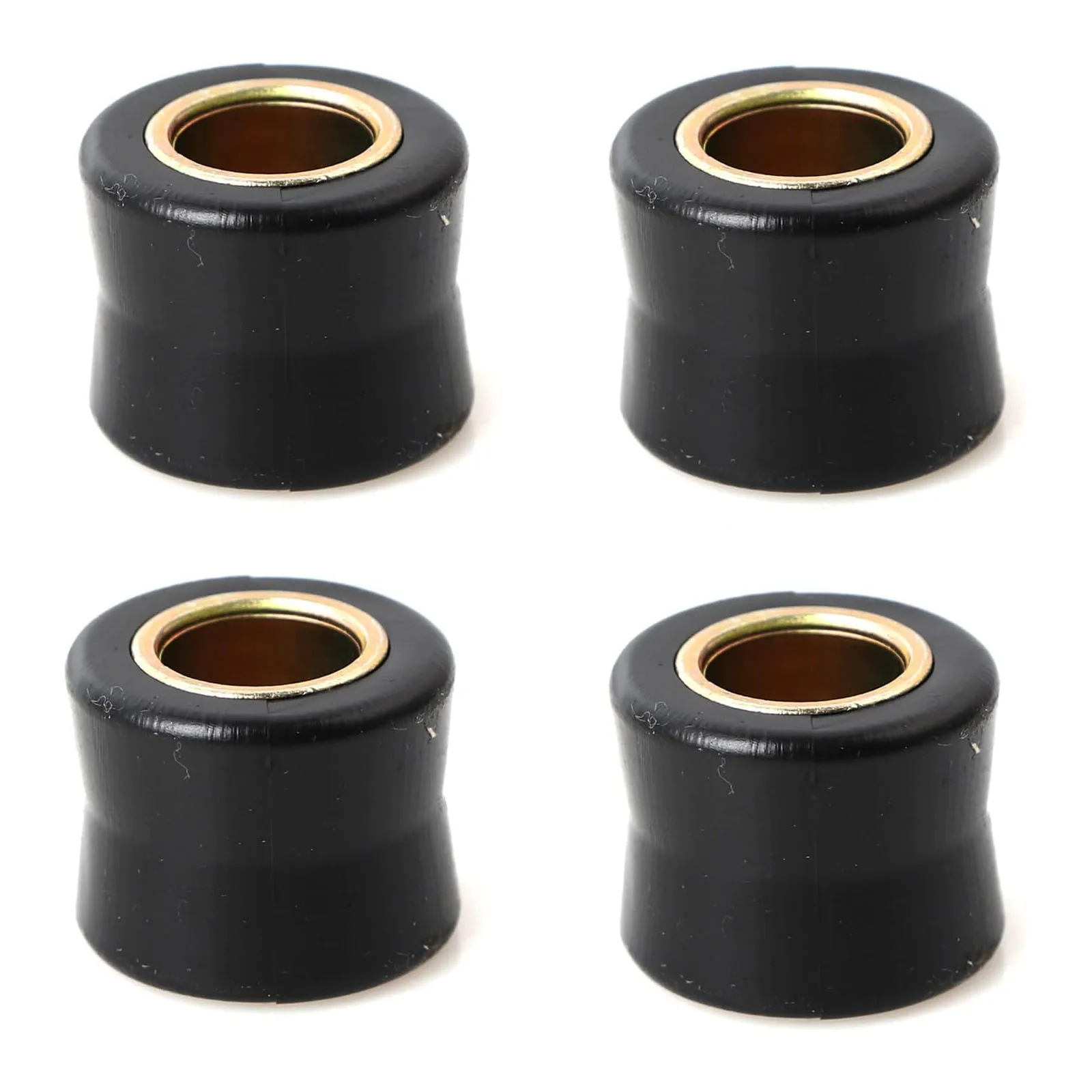 

4Pcs 12MM/10MM Rear Shock Absorbing Suspension Bushing Set in Rubber Material Compatible with Motorcycles Scooter ATV UTV Go Kar