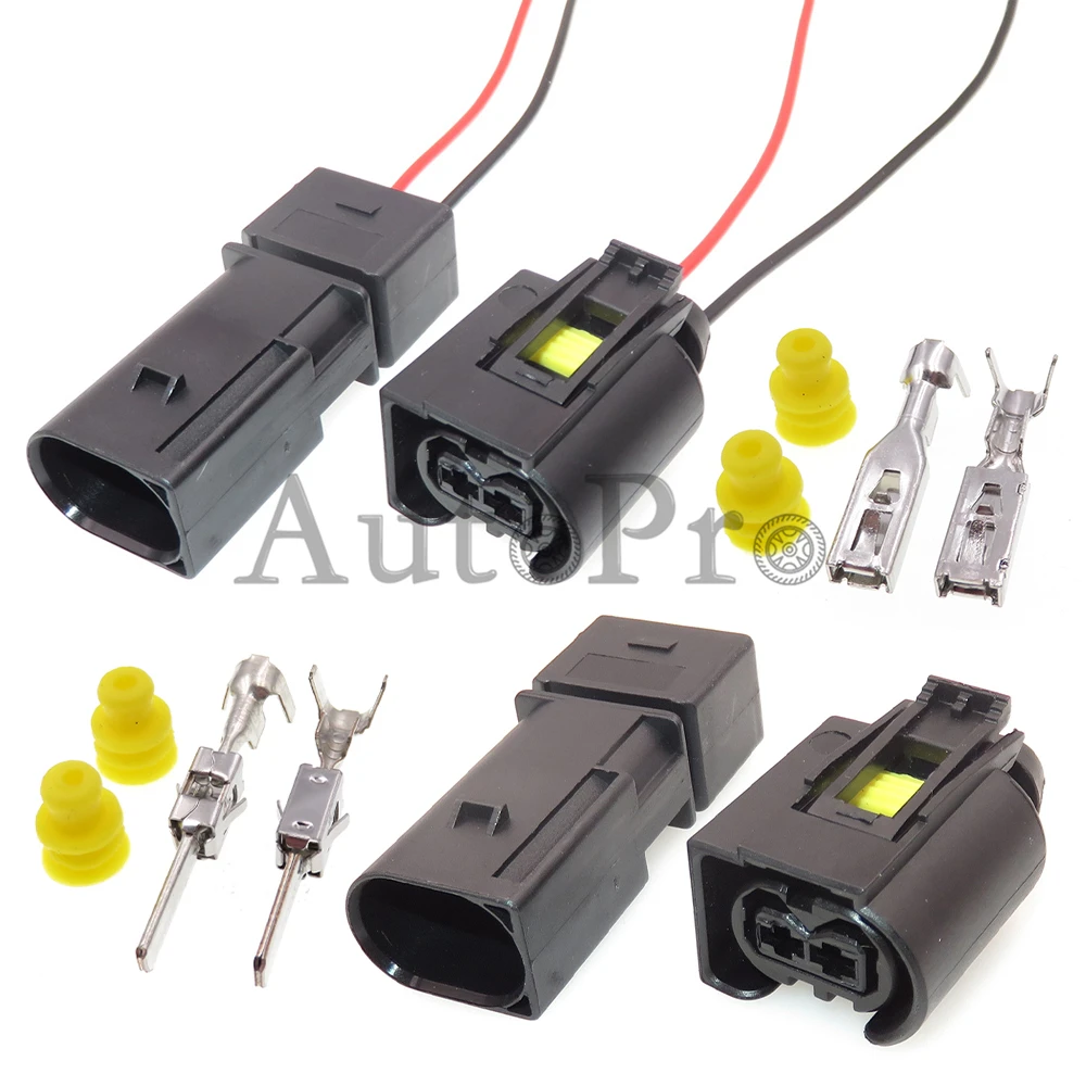 

1 Set 2 Way AC Assembly Car Shock Absorber Electric Socket 50290937 9441292 09441261 Auto Ignition Coil Sealed Plug For VW BMW